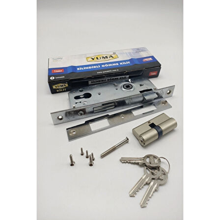 Kaliteli Ve Güvenliğiniz İçin Sağlam Ve Dayanıklı Çözüm Silindirli Gömme Kilit Yuma