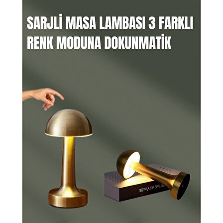 %100 Kademeli Ayarlanabilir Işık – Usb Şarjlı Masa Lambası