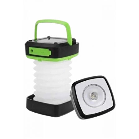 Kamp Feneri Lambası Solar Güneş Enerji Portatif Işıldak Şarjlı