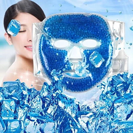 Jel Buz Paketi Soğutma Yüz Maskesi Baş Ağrısı Yastık Rahatlatıcı Kozmetik Maske