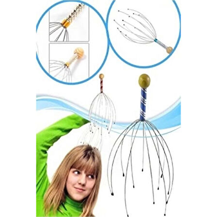 Rahatlatıcı Kafa Masaj Aleti – Saç Deriniz İçin Ferahlatıcı Dokunuş (1 Adet)