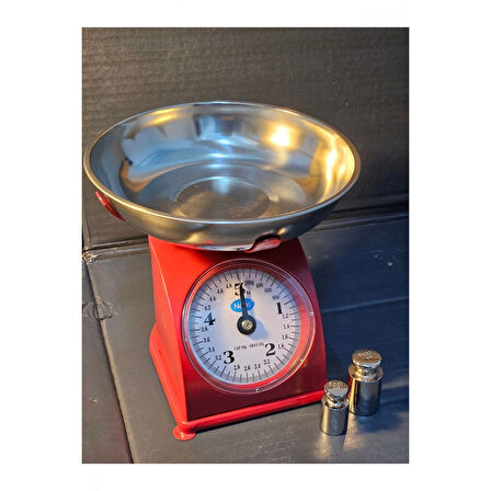 5 Kg Retro Nostalji Mutfak Tartısı Analog Terazi