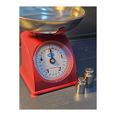 5 Kg Retro Nostalji Mutfak Tartısı Analog Terazi