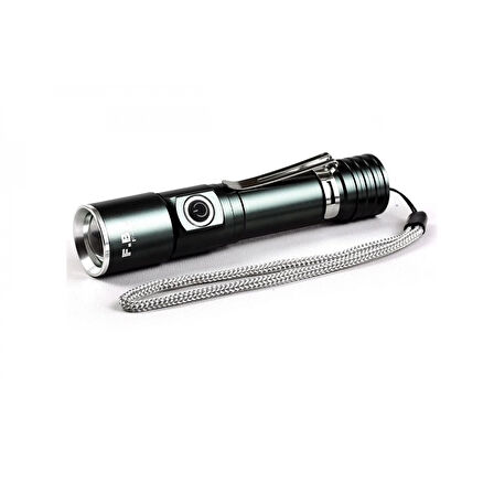 F-90 Aluminyum Kaplama Mıknatıslı Şarjlı El Feneri