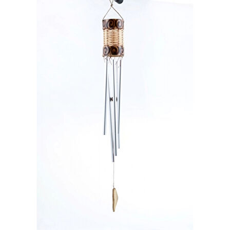 Üstü Bambu Metalli Rüzgar Çanı 83 Cm St00143