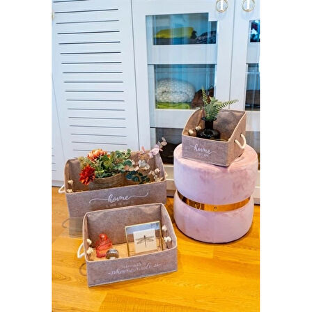 Keçe Raf Organizer Maxi Boy Kutu Düzenleyici - 03747