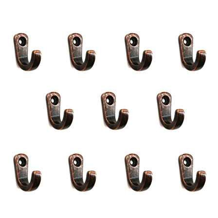 Tekli Bijuteri, Dekor Askısı - Eskitme, 100 Adet, 10x18x22 Mm