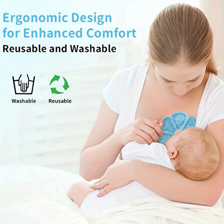 Emziren Anneler İçin 2 Li Jel Göğüs Pedi – Sıcak Ve Soğuk Kullanıma Uygun, Pvc Dolgulu, Konfor Ve Destek Sağlayan Ped (pembe)