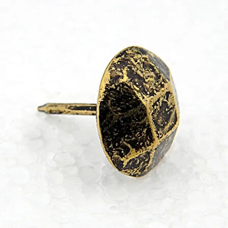 - Eskitme Antik Beşgen Kabara / Raptiye 18 Mm 10