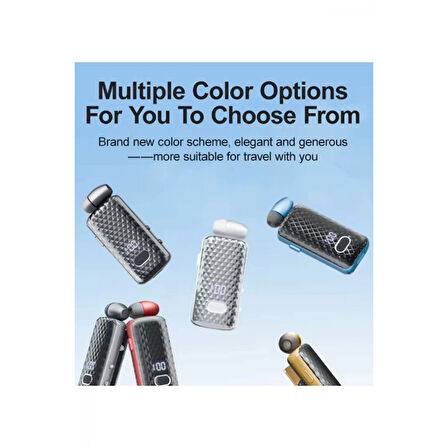 F588 Dijital Göstergeli Makaralı Titreşimli Bluetooth Kulaklık Bt 5.4