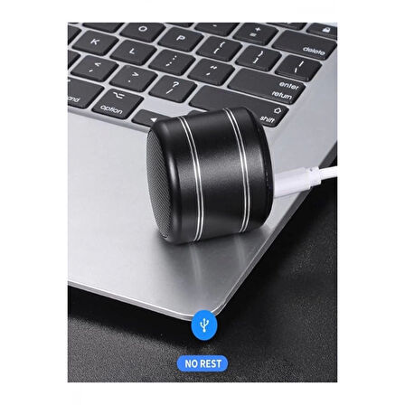 Mini Alüminyum Tws Kablosuz Bluetooth Hoparlör – Yuvarlak Metal Tasarım, Yüksek Bas Ve Taşınabilir Özellikler