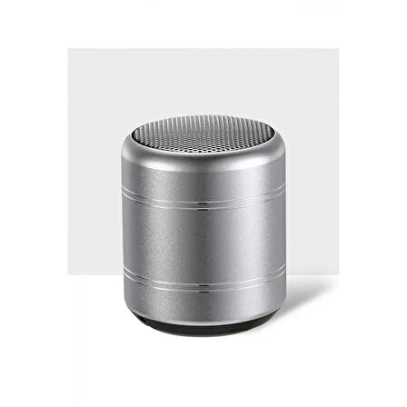 Mini Alüminyum Tws Kablosuz Bluetooth Hoparlör – Yuvarlak Metal Tasarım, Yüksek Bas Ve Taşınabilir Özellikler