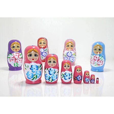 7'li Ahşap Matruşka Alk1202