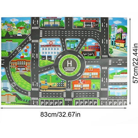 Çocuk Oyun Matı (mutlu Şehir Hayatı)