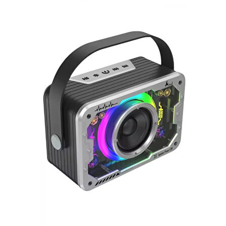 Vtn-82 Taşınabilir Kablosuz Işıklı Bluetooth Hoparlör Ses Değiştirme Özellikli