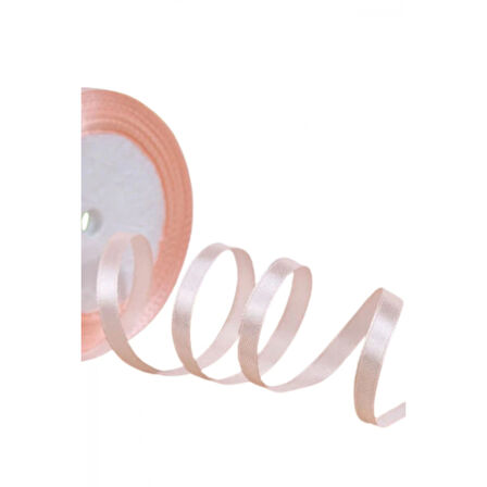 Saten Kurdele 6 mm Pudra 5 Metre