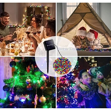 11m 100 Led Rgb Solar Mz-322