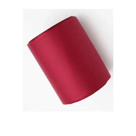 Grogren Kurdele 2 cm 10 Metre Bordo