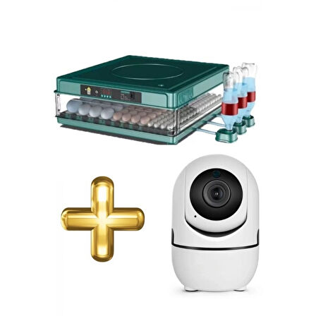 Epilons Profesyonel 130 Yumurtalık Otomatik Kuluçka Makinesi Tavuk Bıldırcın Güvercin Kaz Hindi Wi-fi Kamera