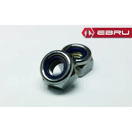 Altıköşe Fiberli Somun M6 - 10 Adet