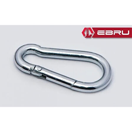 Yaylı Karabina, Çengel, Kanca 12mm - 10 Adet