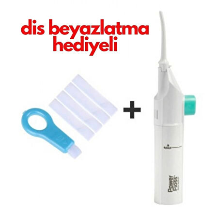 2'si 1 Arada Mekanik Diş Ve Ağız Temizleme & Diş Beyazlatma Seti | Power Floss