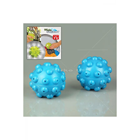 Mister Steamy Buharlı Çamaşır Kurutma Ve Ütü Topları Pratik 2'li