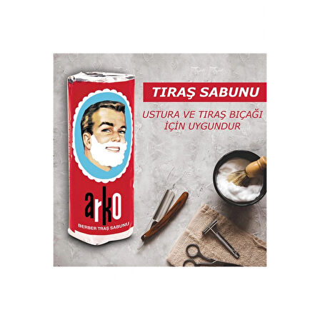 Arko 12'li Tıraş Sabunu 12x75 Gr