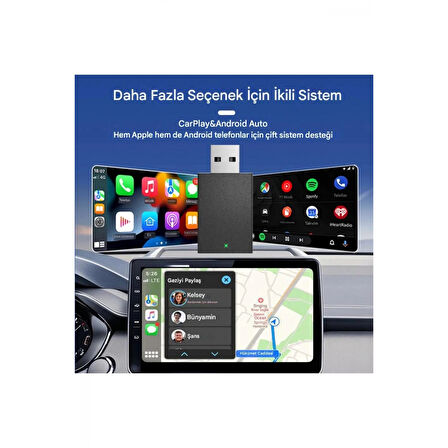 Kablosuz Android Auto/car Play Usb Dongle Cihazı