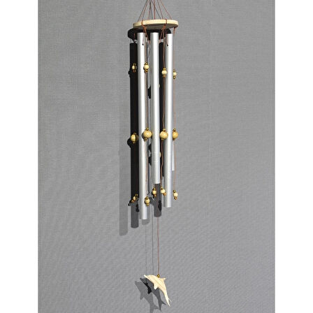 Boncuklu Metal Rüzgar Çanı 3dıarta-28