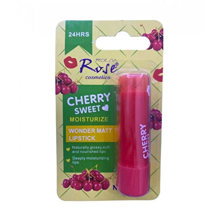 Yoğun Etkili Dudak Koruyucu Nemlendirici Balm Kiraz Çilek Çikolata (3lü Set)