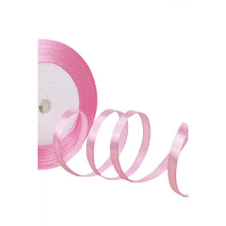 Saten Kurdele 3 mm Pembe 5 Metre