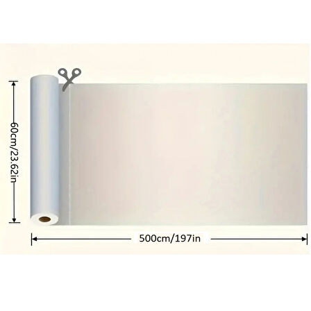 Uv Engelleyici Buzlu Cam Filmi 5 Metre X 60 Cm