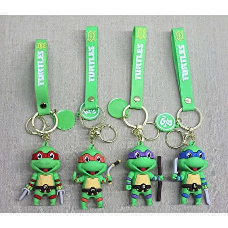 Ninja Kaplumbağalar Silikon Anahtarlık Alk4260
