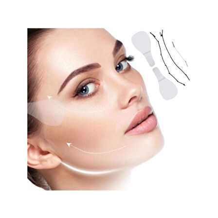 Yüz Kaş Göz Boyun Gerdirme Bantları Ve Lastikleri (40 Adet)