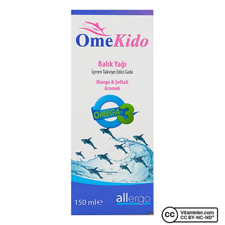 Allergo OmeKido Omega 3 Balık Yağı 150 mL - PORTAKAL