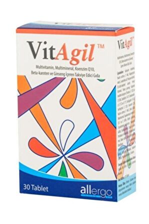 VitAgil Takviye Edici Gıda - 30 Tablet