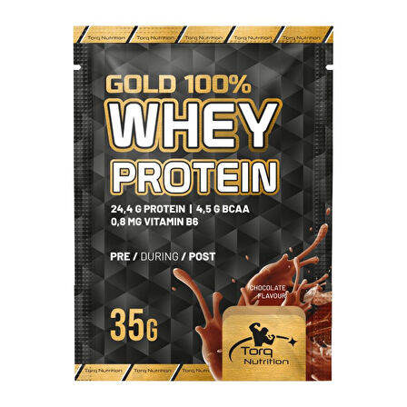 Torq Nutrition GOLD %100 Whey Protein Tozu Çikolata 35 Gr Saşe