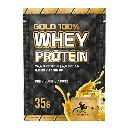 Torq Nutrition GOLD %100 Whey Protein Tozu Muz 35 Gr Saşe