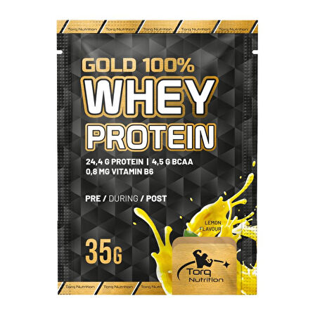 Torq Nutrition GOLD %100 Whey Protein Tozu Limon 35 Gr Saşe