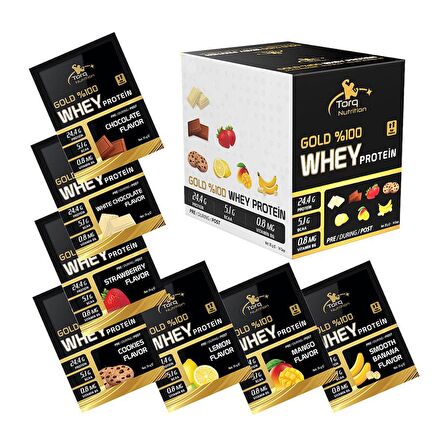 Gold Whey Protein 35 Gr x 14 SAŞE - Karışık Aroma