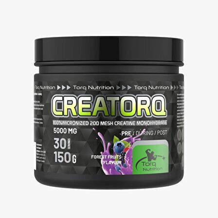 Creatorq %100 Micronized Creatine Monohydrate 150 gr Orman Meyveli