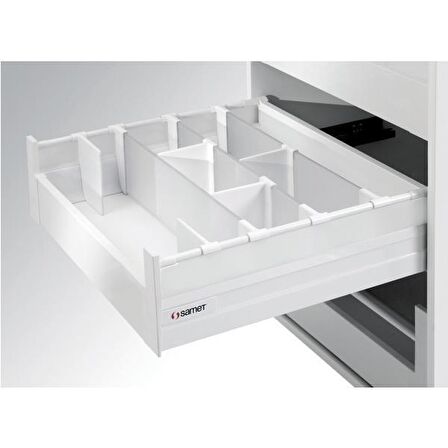 Samet Smartbox Ara Bölme Panel Tutucu Beyaz H185 Mm