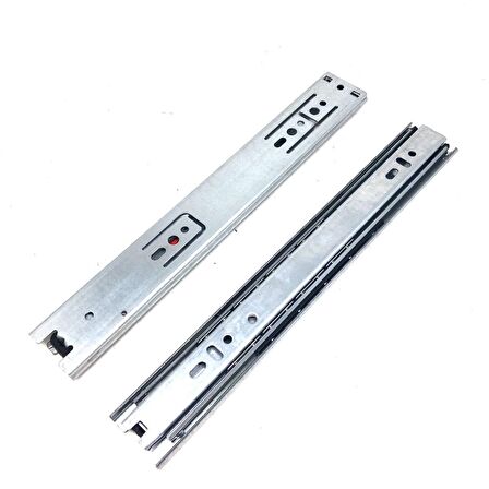 Samet Teleskopik Bilyalı Ray 35X500 Galvanız