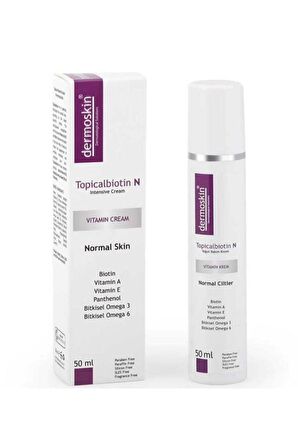 Topicalbiotin N Vitamin Kremi 50 Ml - Normal Cilt