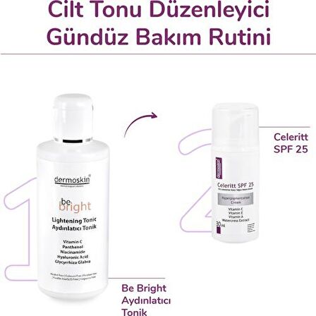 Dermoskin Celeritt 25 Faktör Leke Karşıtı Lekeli Ciltler İçin Renksiz Yüz Güneş Koruyucu Krem 30 ml