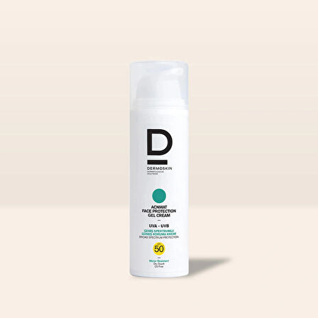 Dermoskin Acne Mat Spf50+ Güneş Koruyucu Jel Krem 50 ml