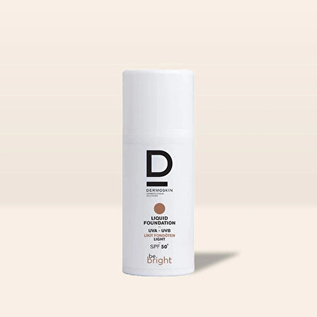 Dermoskin Be Bright SPF50+ Likit Fondöten - Light 