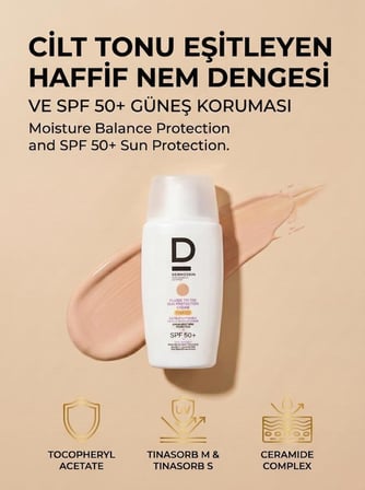 SUN PROTECTION CREAM SPF 50 FLUIDE TINTED GÜNEŞ KREMİ