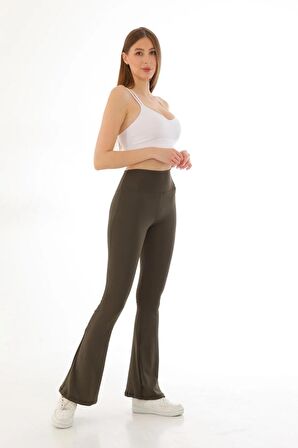 Yüksek Bel Ispanyol Paça Tayt Ls434